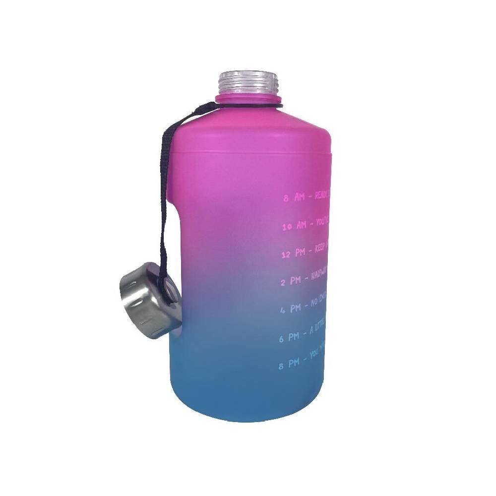 Garrafa De Água C/ Tampa Cromada 2,2L Havan Casa - Azul e Rosa