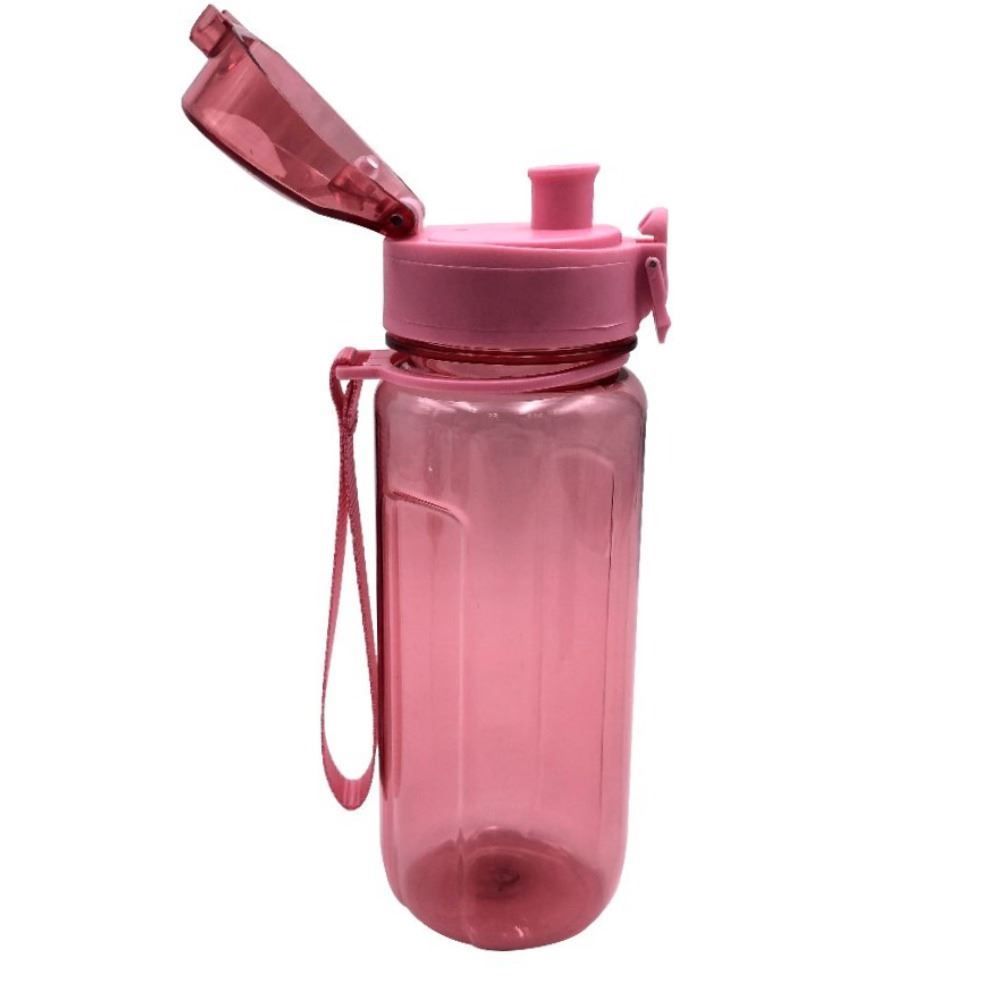 Garrafa De Água Com Alça Plástico Havan Casa 500Ml - Rosa