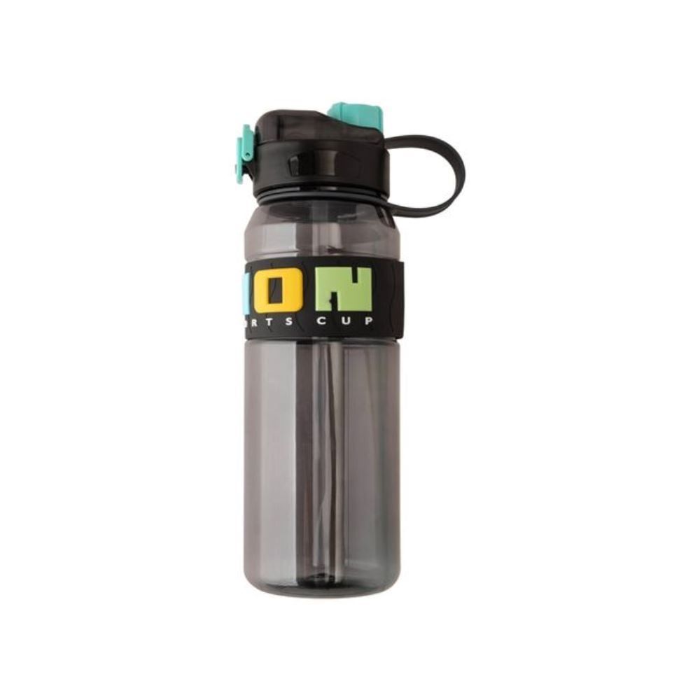 Garrafa Sport Com Alça Flashgoods 1,5 Litros - Preto 