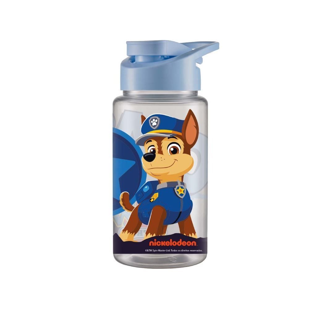 Garrafa Squeeze Chase Patrulha Canina Bandeirante - 500 Ml