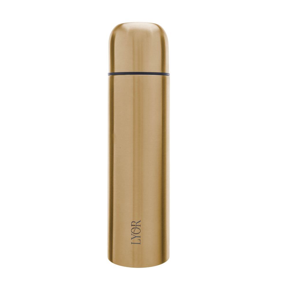 Garrafa Térmica Aço Inox Bullet Lyor 500Ml - DOURADO