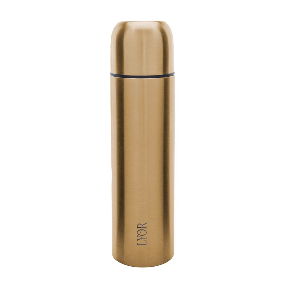 Garrafa Térmica Aço Inox Bullet Lyor 500Ml - DOURADO