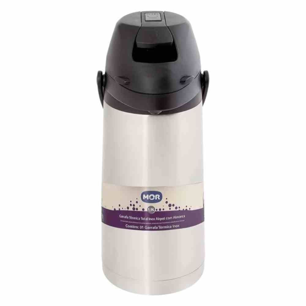 Garrafa Térmica Com Alça Airpot 1,9 Litros Mor - Inox