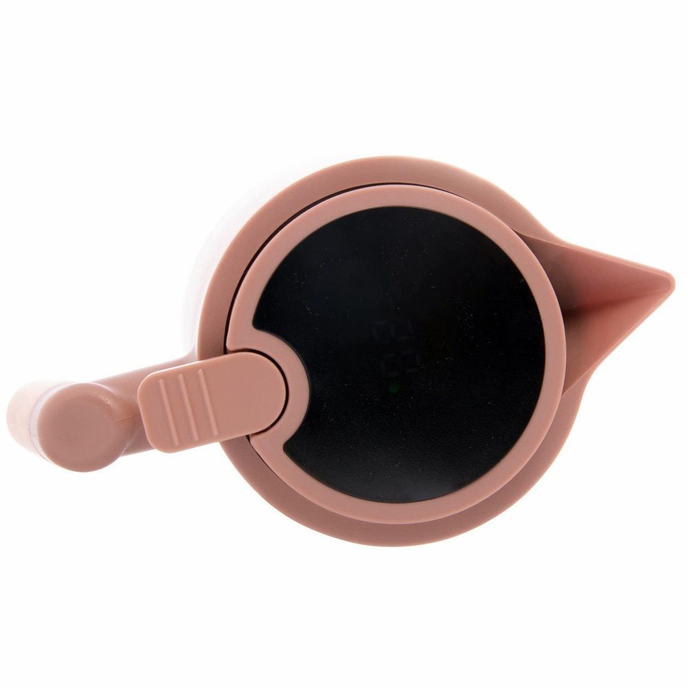 Garrafa Térmica Com Cabo De Madeira E Termômetro Lyor 1 Litro - Nude