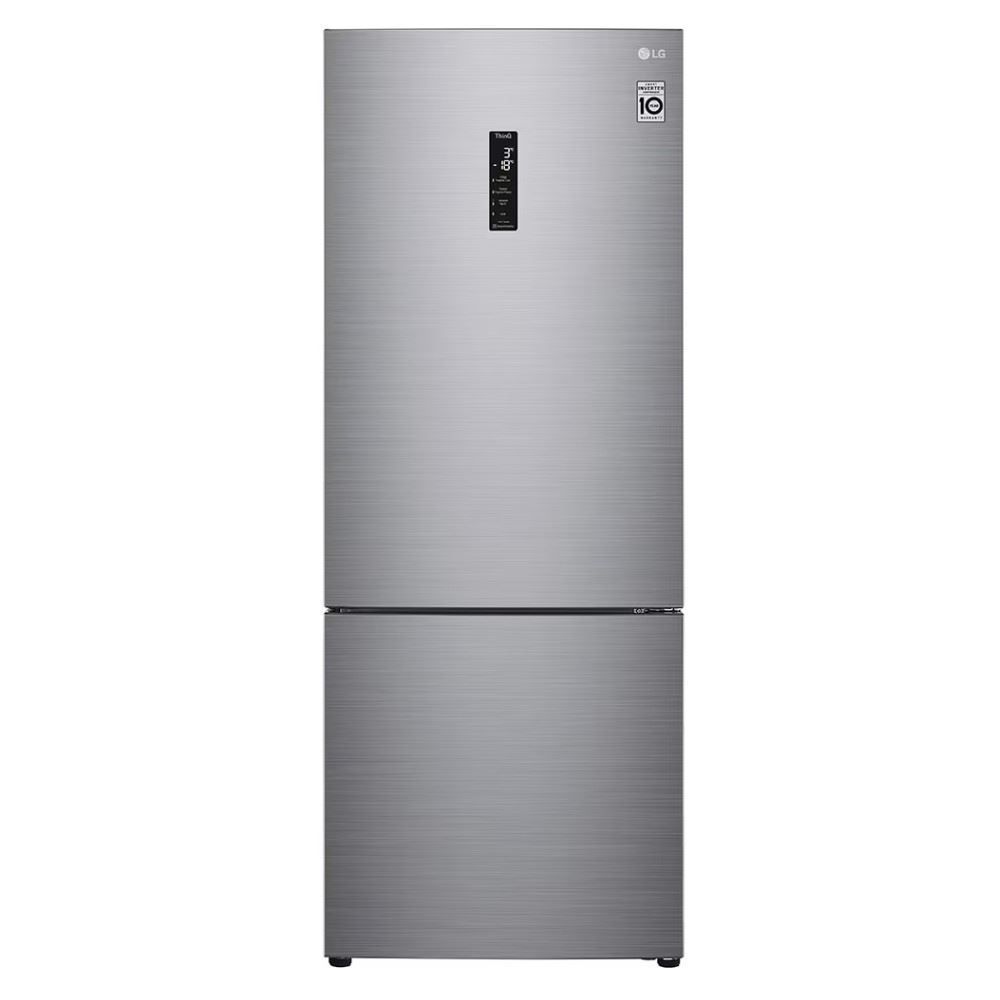 Geladeira Smart LG Frost Free Inverter 451L Inverse Inox Look GC-B569N