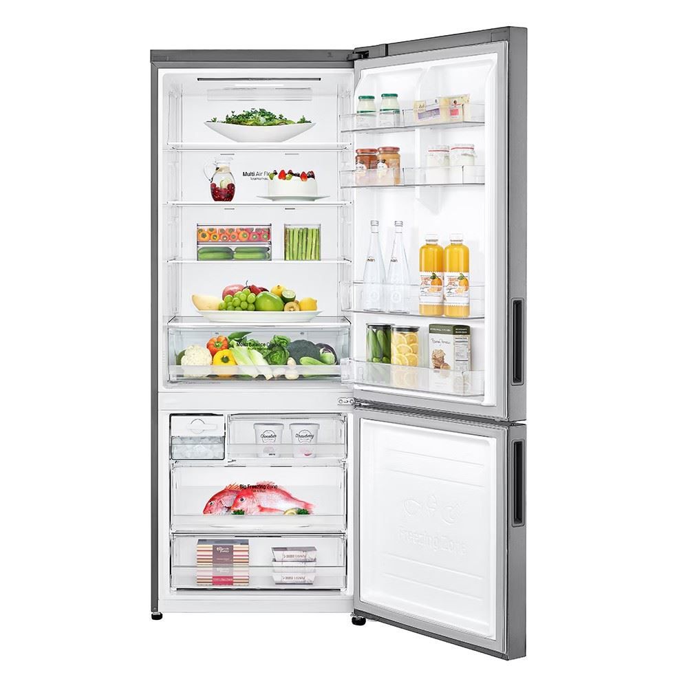 Geladeira Smart LG Frost Free Inverter 451L Inverse Inox Look GC-B569N
