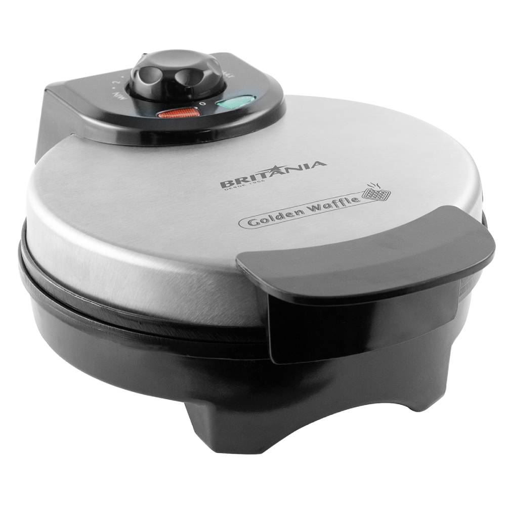 Golden Waffle Britania Acabamento em Inox 850W