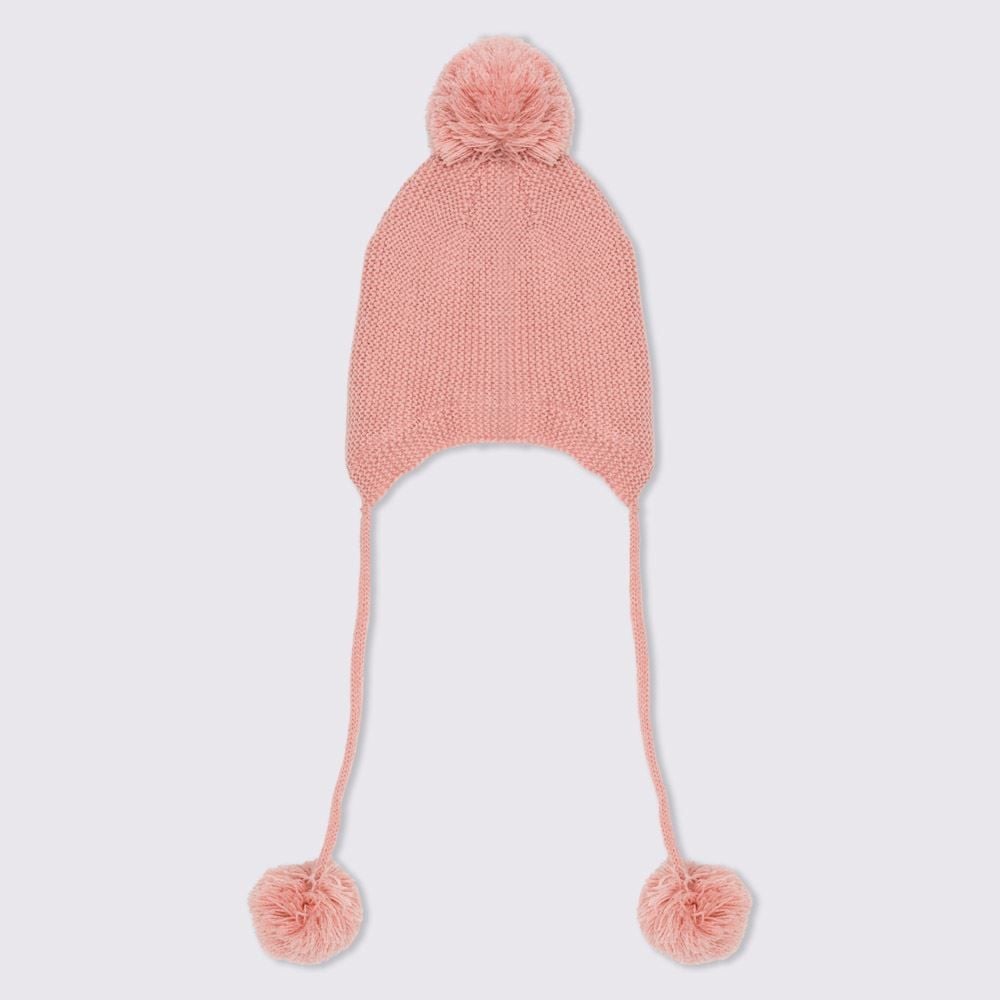 Gorro Tamanho Único Bebê Com Pompom Yoyo Baby - ROSA CLARO U