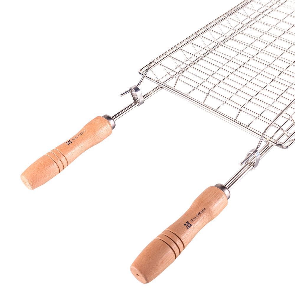 Grelha Dupla Cromada Metais ADM - 1787