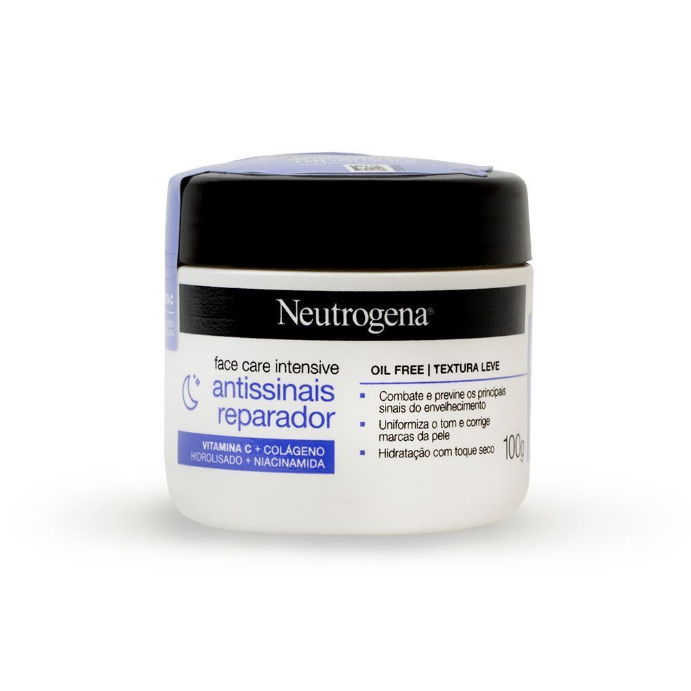 Hidratante Facial Antissinais Reparador Neutrogena Face Care Intensive - 100g