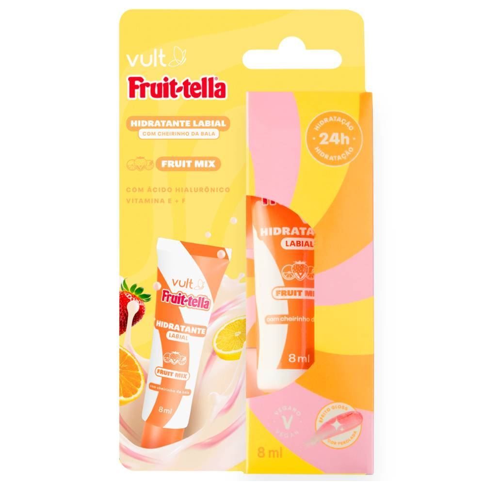 Hidratante Labial Fruittella Mix Fruit Vult - 8ml