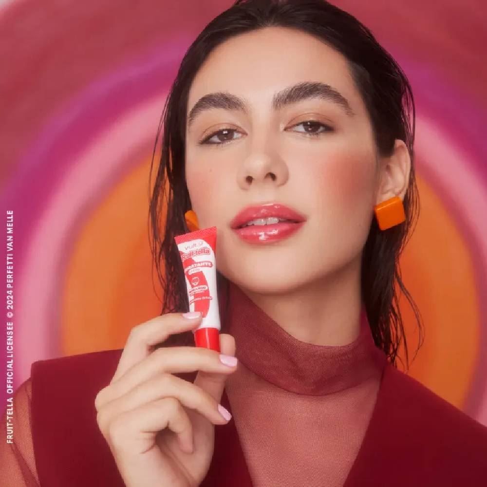 Hidratante Labial Fruittella Morango Com Creme Vult - 8ml