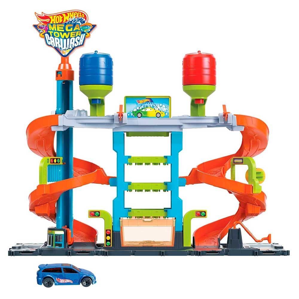 Hot Wheels Pista Lava-Rápido Mega Tower City Mattel - HDP05