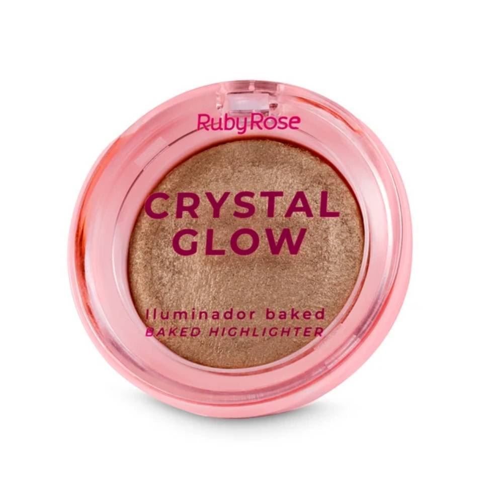 Iluminador Crystal Glow Baked Ruby Rose - Opal Shine