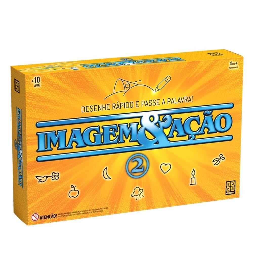 Jogo de Tabuleiro Imagem & Ação 2 Grow - Amarelo