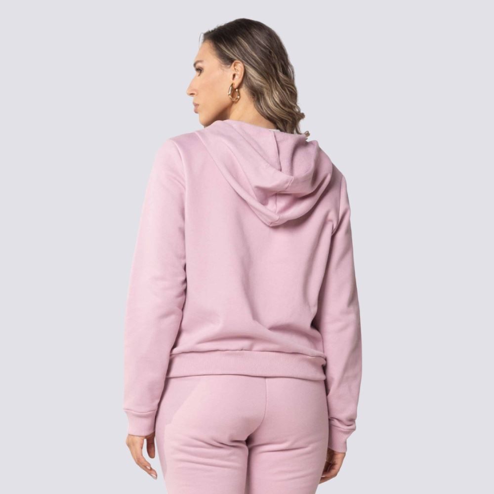 Jaqueta Feminina  De Moletom Peluciado Patricia Foster