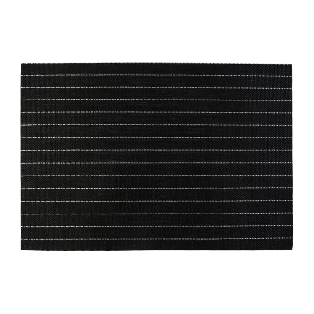 Jogo Americano Avulso Tramado 2 Cabos Havan Casa 1 Pç - Preto Listras