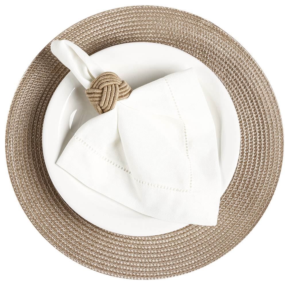 Jogo Anéis Para Guardanapos Lira 4 Peças Havan Casa - Natural