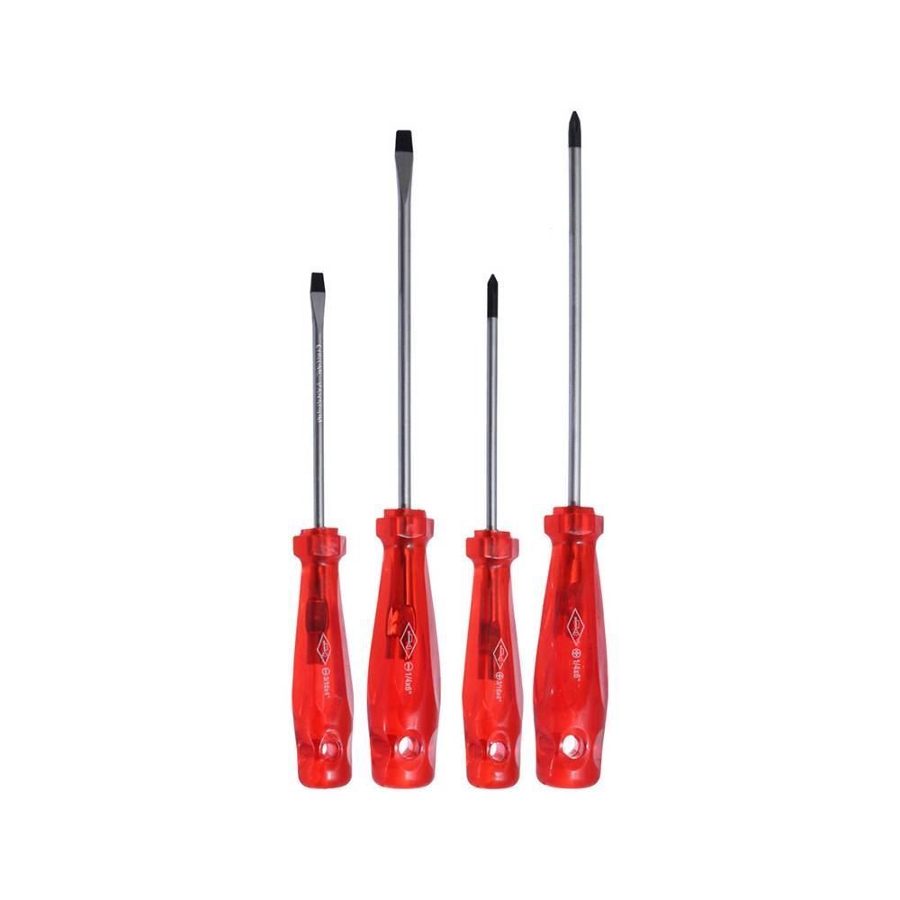 Jogo Chave De Fenda E Chave Philips 4 Peças Corneta - 7896980443684