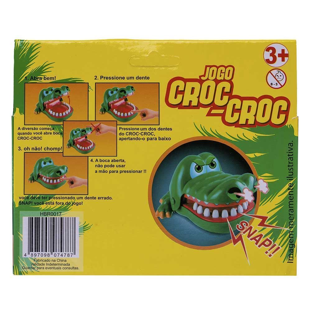 Jogo Croc-Croc Morde Dedo Havan - HBR0017
