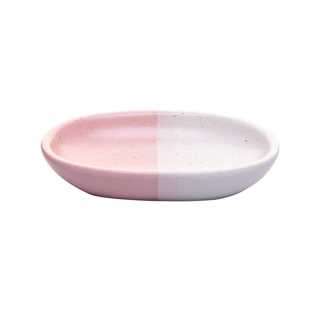 Jogo De Banheiro Cerâmica Degrade Lyor 2 Peças - Rosa