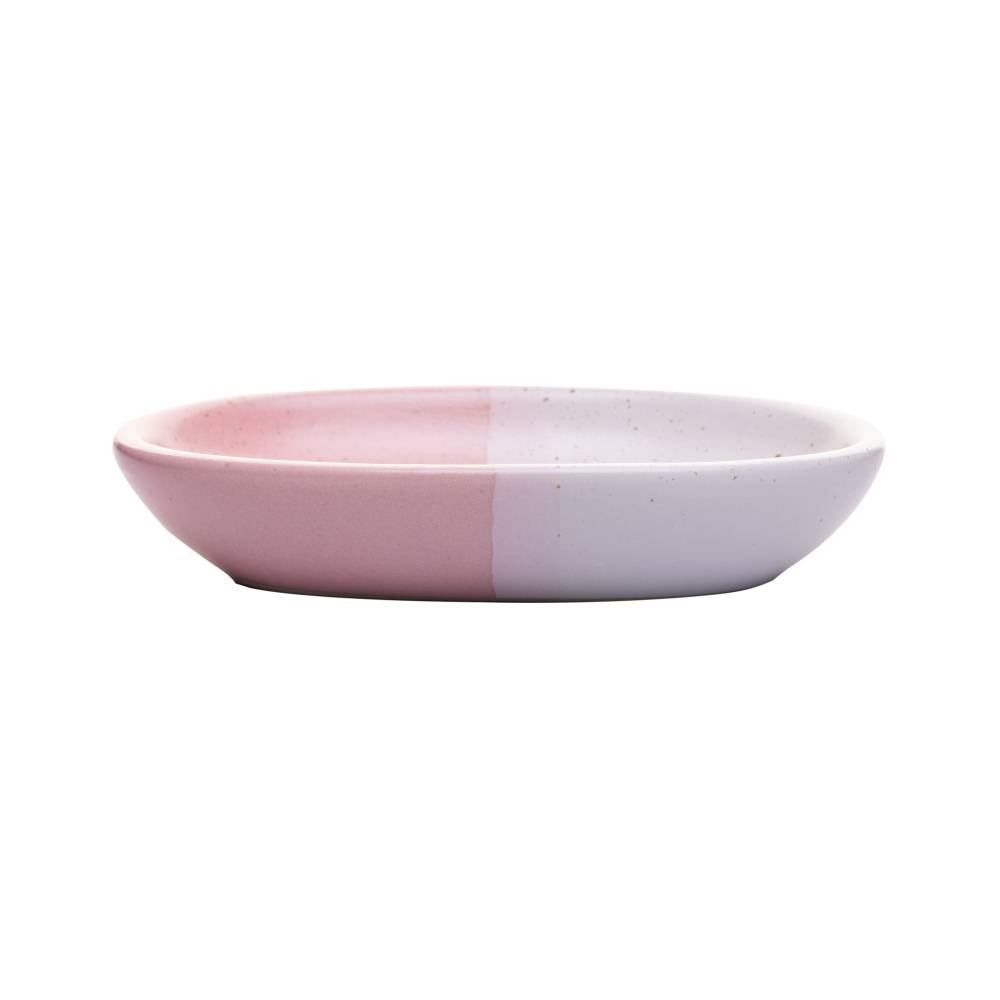 Jogo De Banheiro Cerâmica Degrade Lyor 2 Peças - Rosa