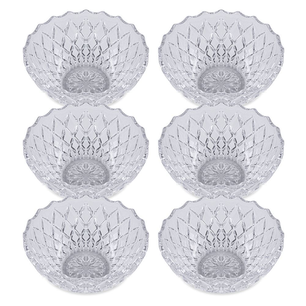 Jogo De Bowls De Sobremesa Diamond Star Glass Inga - 6 Peças