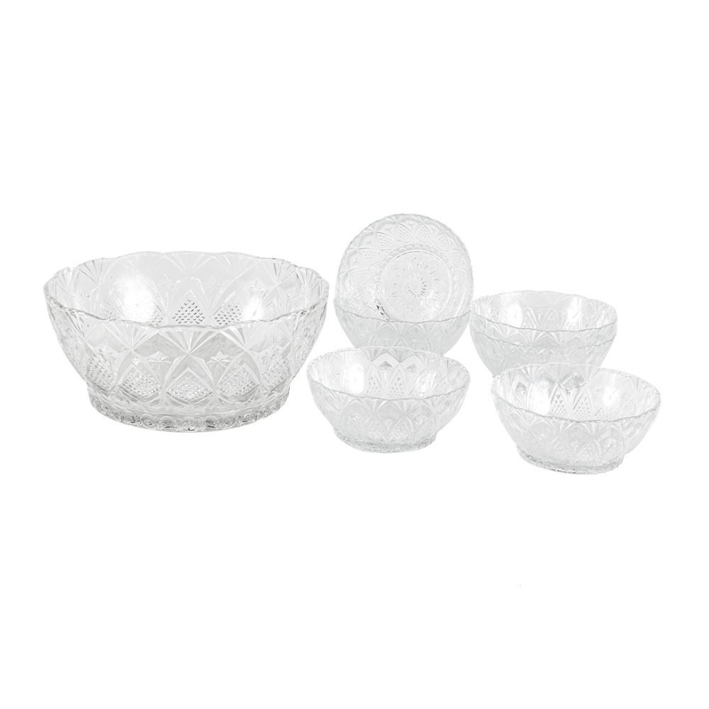 Jogo De Sobremesa Orlando Havan Casa 7 Peças - Vidro