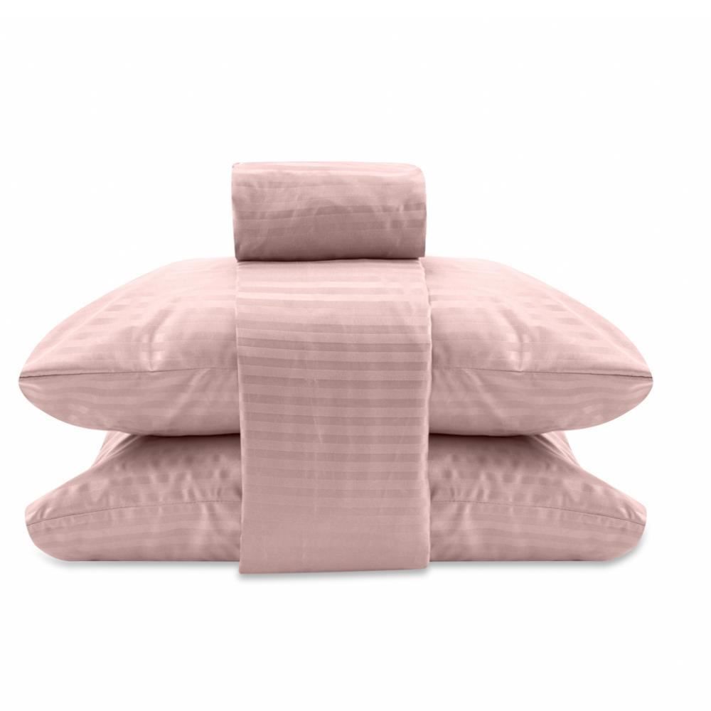 Jogo De Cama Casal 100% Poliéster Provence Havan Casa 4 Pçs - Rosa