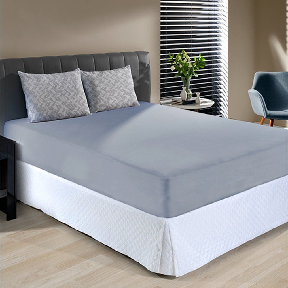 Jogo De Cama Casal Malha 100% Algodão Solecasa 3 Pçs - Pisa Cinza