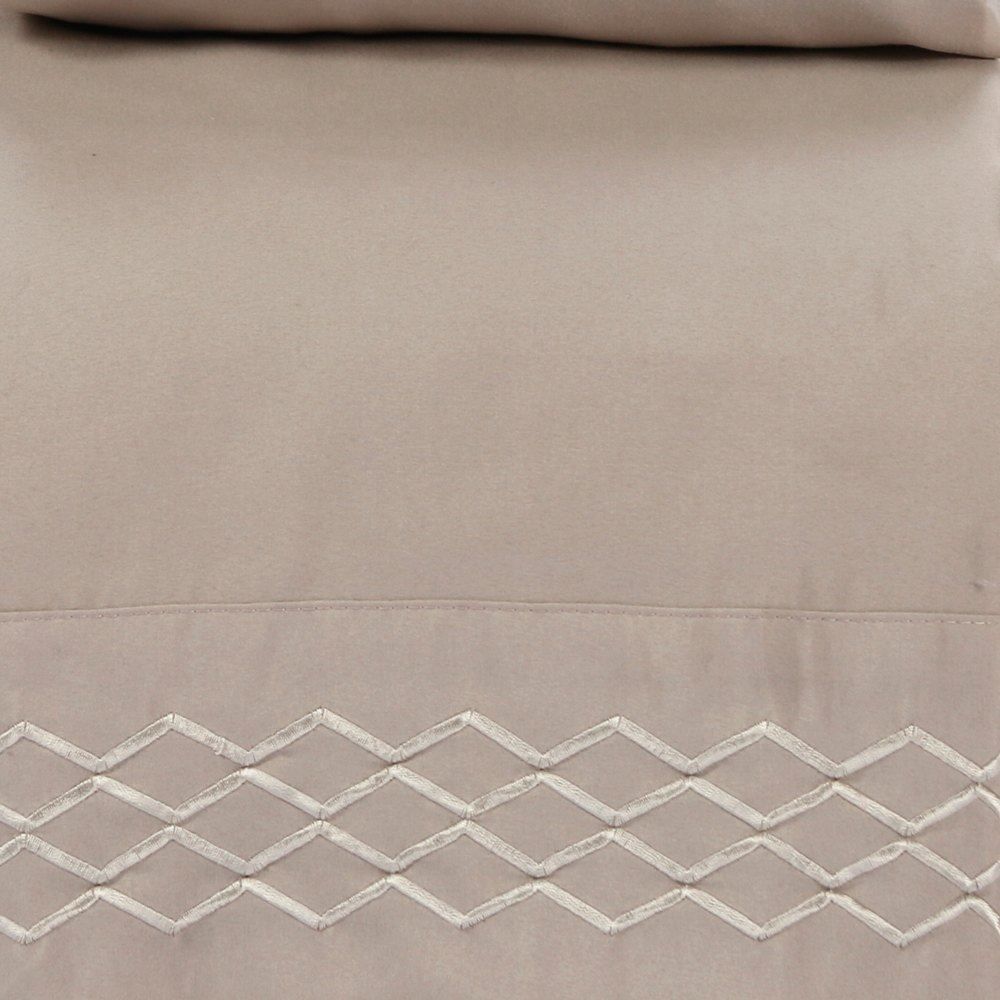 Jogo De Cama Casal Bordado Havan Casa 4 Pçs - Cru