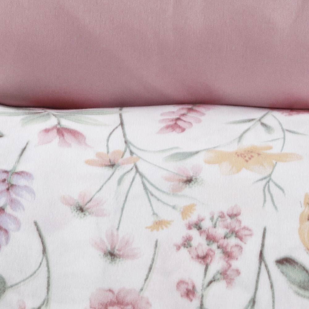 Jogo De Cama Casal Micropercal Havan Casa 4 Pçs - Gardenia Flower Rosa