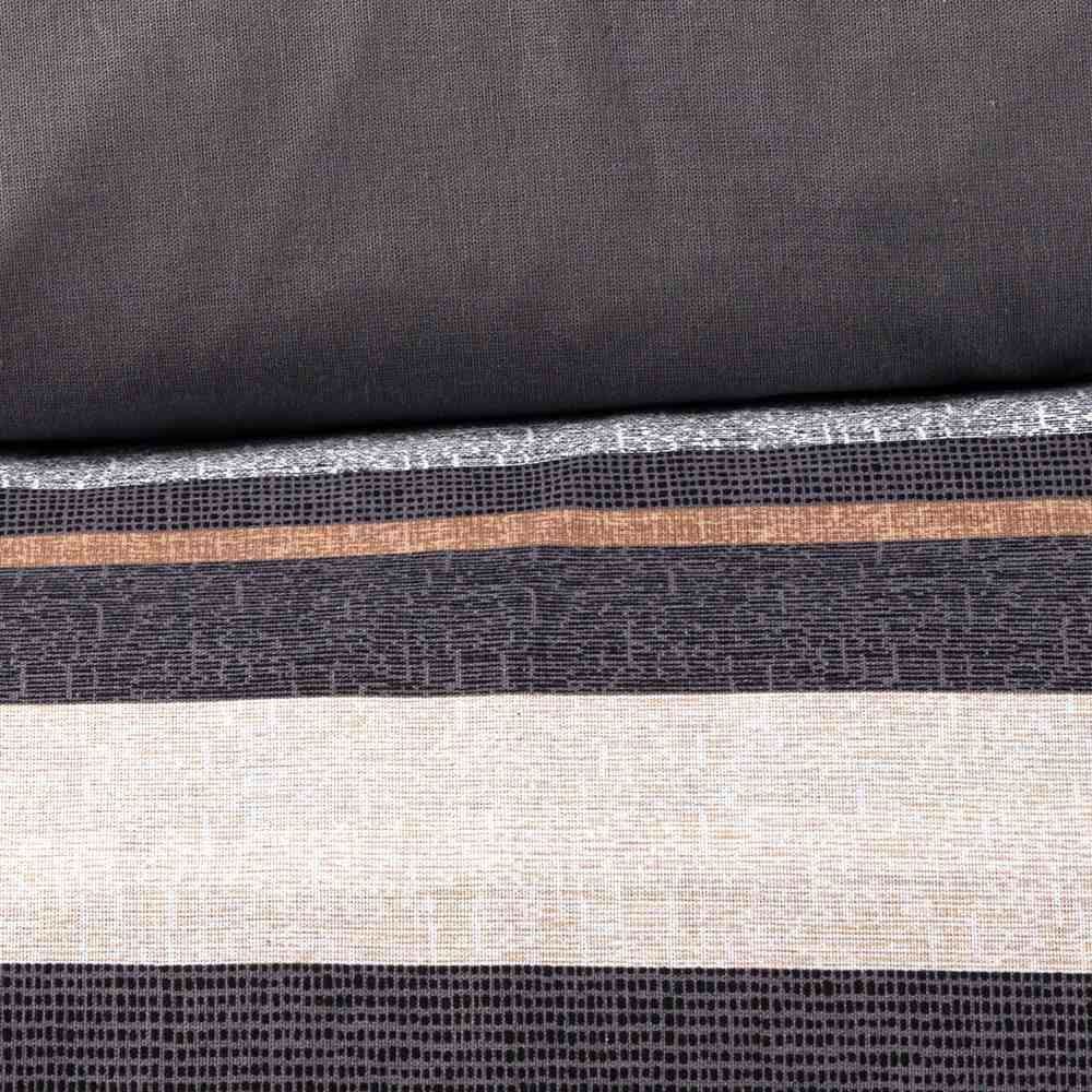 Jogo De Cama King 100% Algodão Royale 4 Peças - Matteo Chumbo