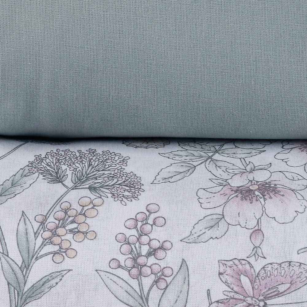 Jogo De Cama King 100% Algodão Royale 4 Peças - Joana Verde