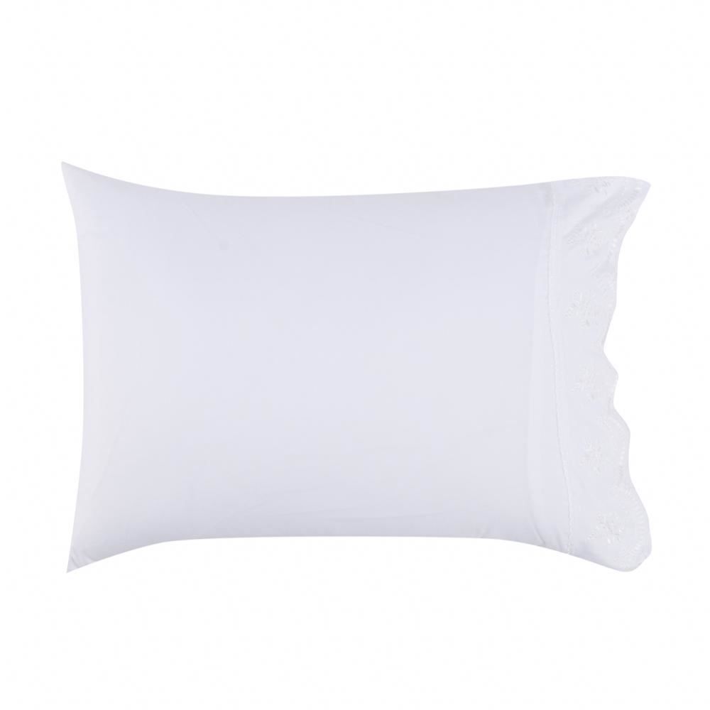 Jogo De Cama King 100% Poliéster Com Renda Havan Casa 4 Pçs - Branco