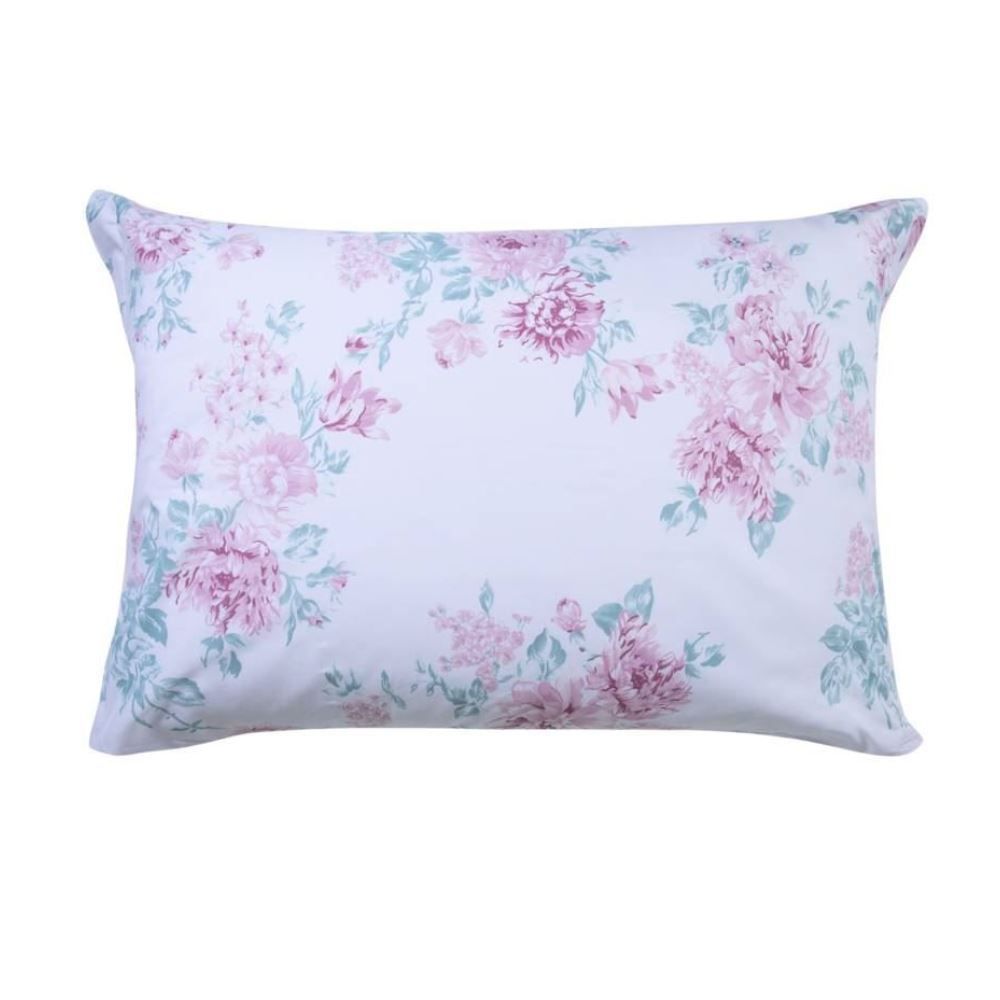Jogo De Cama King Percal 100% Algodão Buona Fortuna  4 Pçs - Michelli Rosa