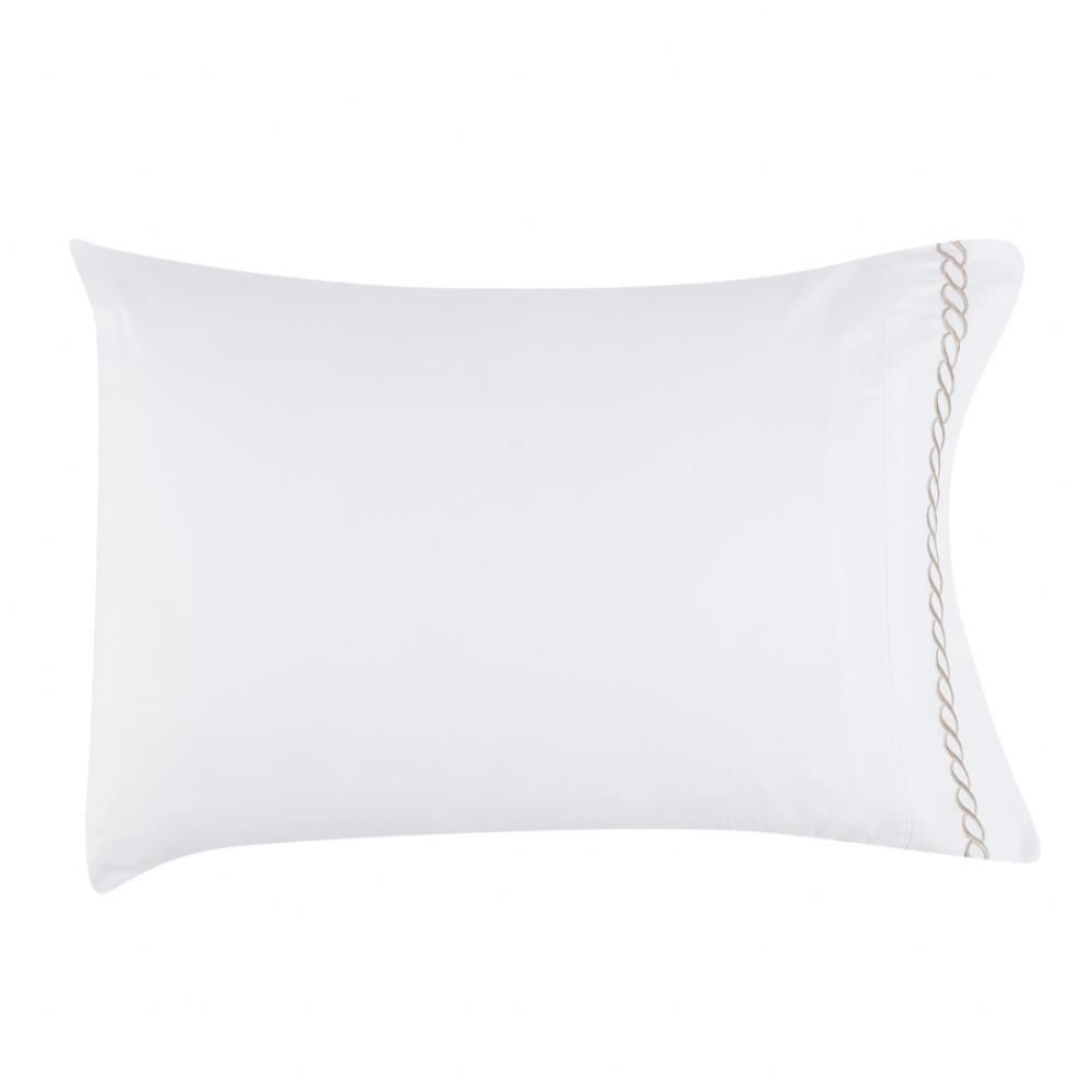 Jogo De Cama King Bordado 100% Poliéster Havan Casa 4 Pçs - Branco