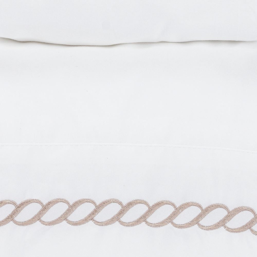 Jogo De Cama King Bordado Havan Casa 4 Pçs - Branco