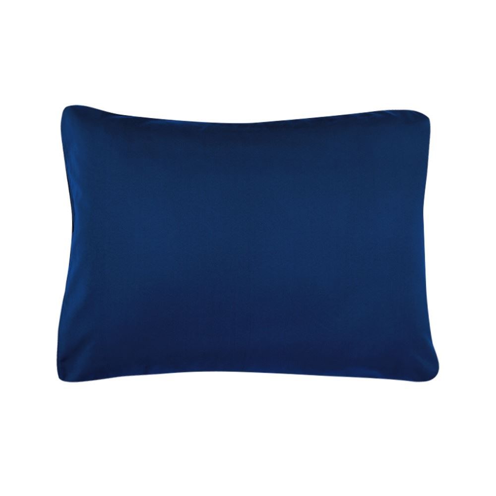 Jogo De Cama King Micropercal Liso Havan Casa 4 Peças - Azul Marinho 