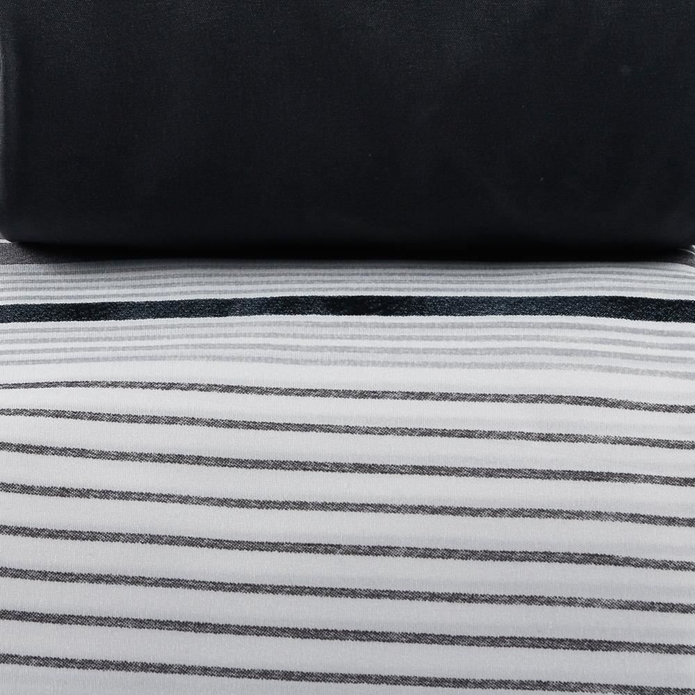 Jogo De Cama King Micropercal 180 Fios Havan Casa 4 Pçs - Tony Listra Cinza