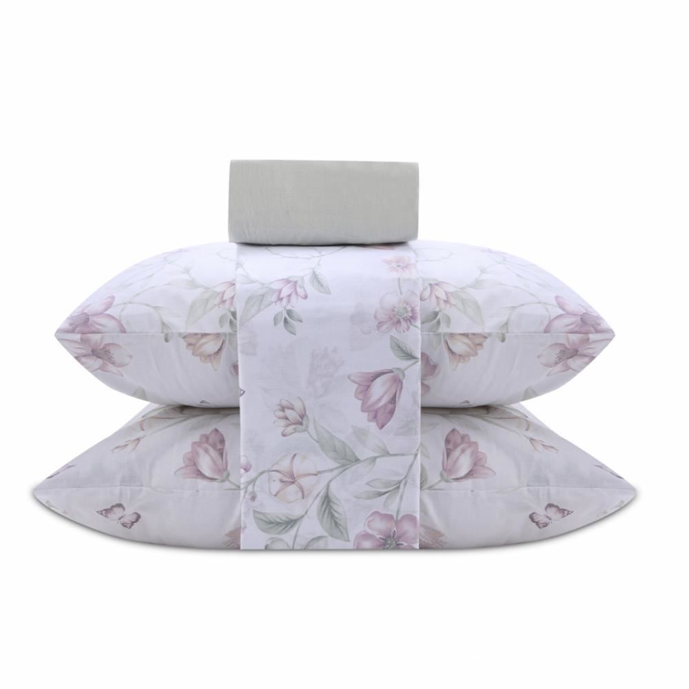 Jogo De Cama Queen 100% Algodão Royale 4 Peças - Molize Verde