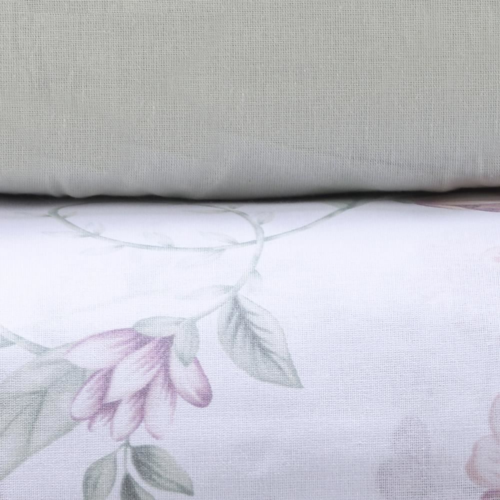 Jogo De Cama Queen 100% Algodão Royale 4 Peças - Molize Verde