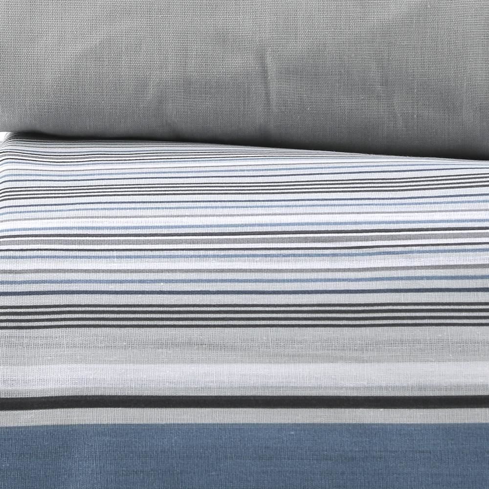 Jogo De Cama Queen 100% Algodão Royale 4 Peças - Canello Azul