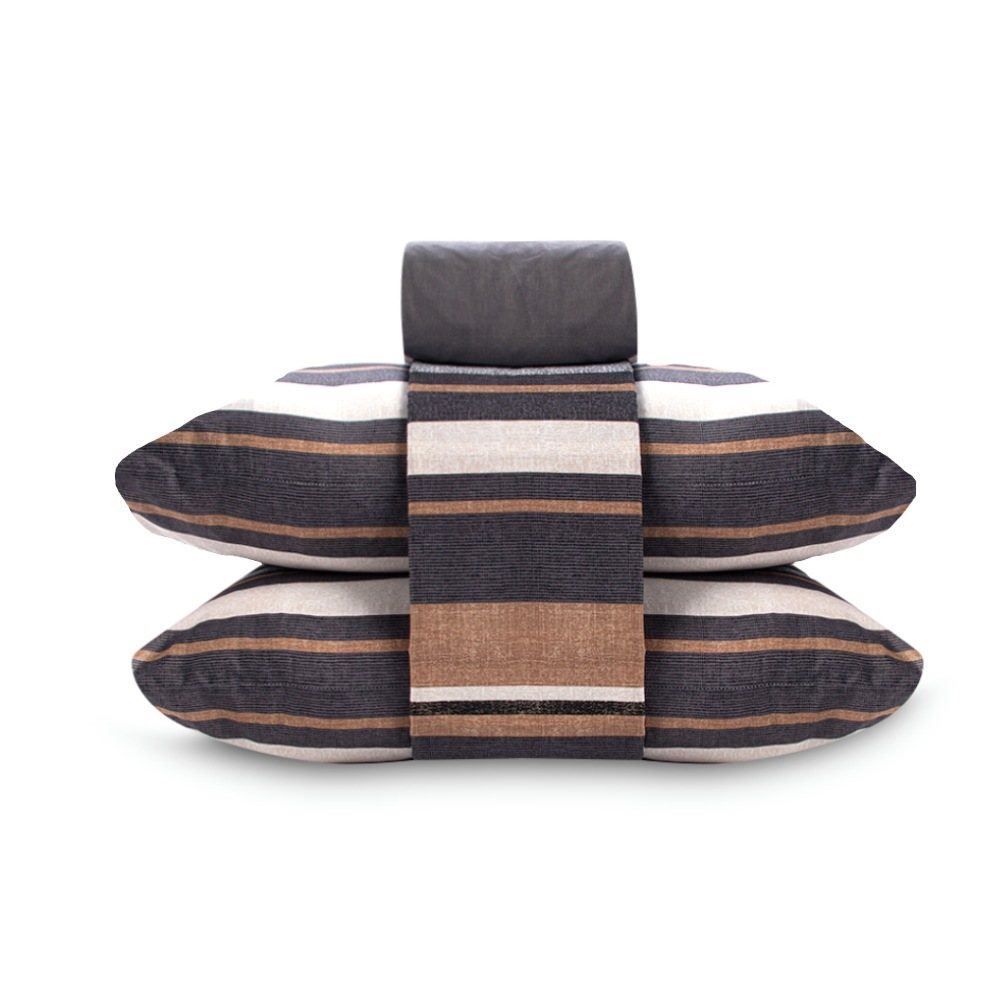 Jogo De Cama Queen 100% Algodão Royale 4 Peças - Matteo Chumbo