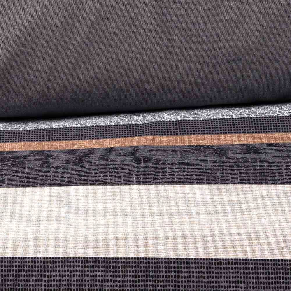 Jogo De Cama Queen 100% Algodão Royale 4 Peças - Matteo Chumbo