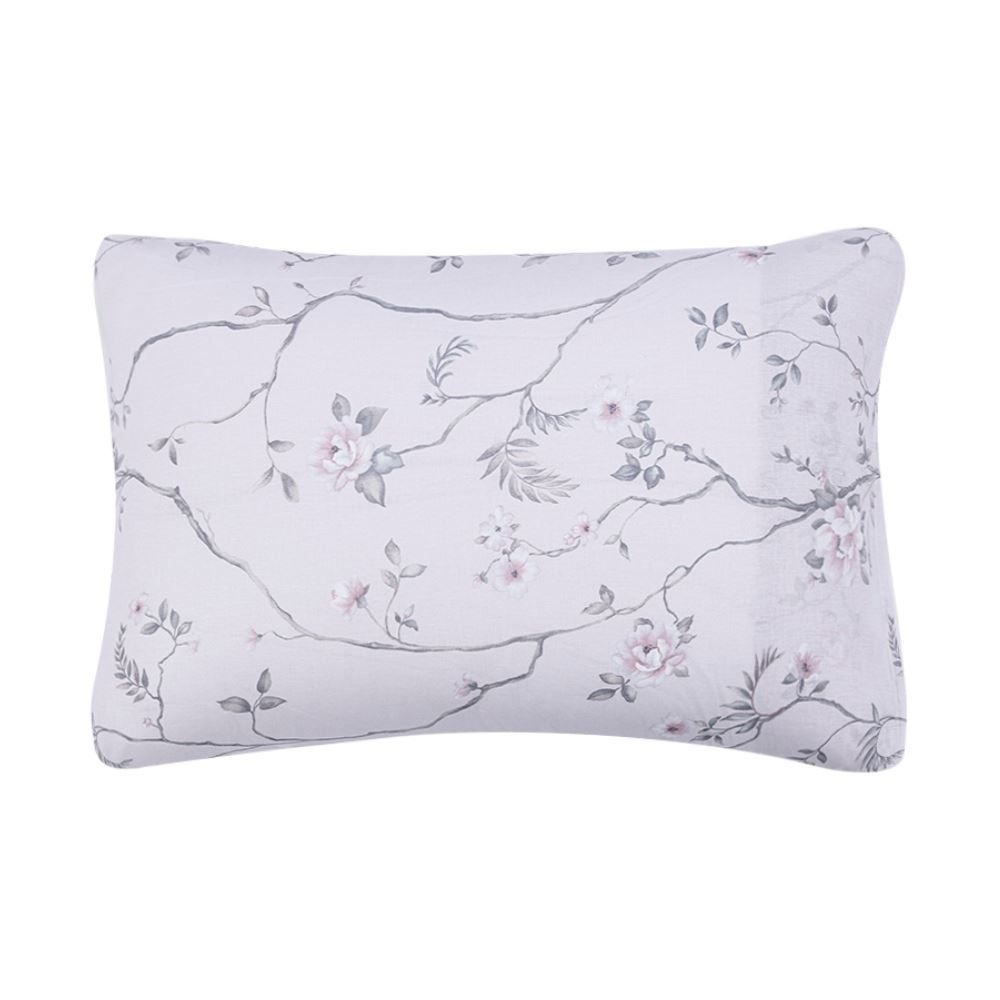 Jogo De Cama Queen 100% Algodão Royale 4 Peças - Soraia Flowers Bege