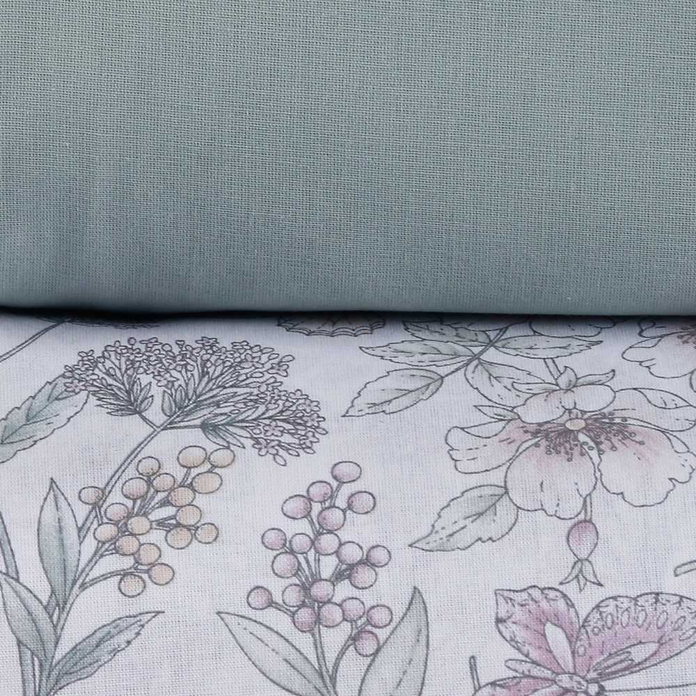 Jogo De Cama Queen 100% Algodão Royale 4 Peças - Joana Verde