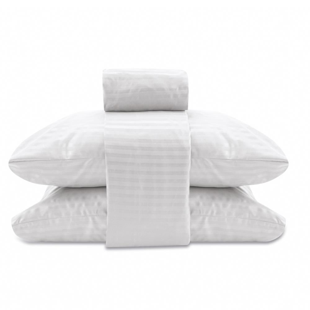 Jogo De Cama Queen 100% Poliéster Provence Havan Casa 4 Pçs - Branco