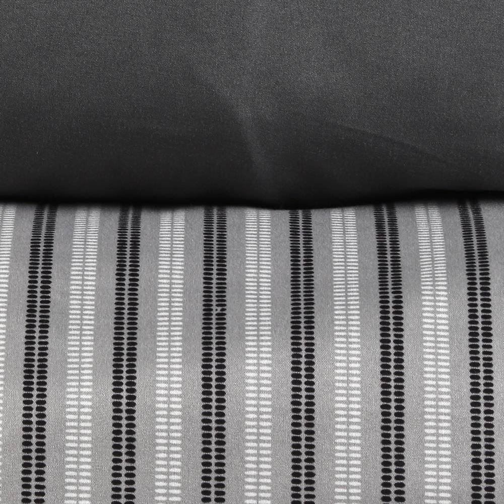 Jogo De Cama Queen Micropercal Havan Casa 4 Pçs - Miura Chumbo Geo