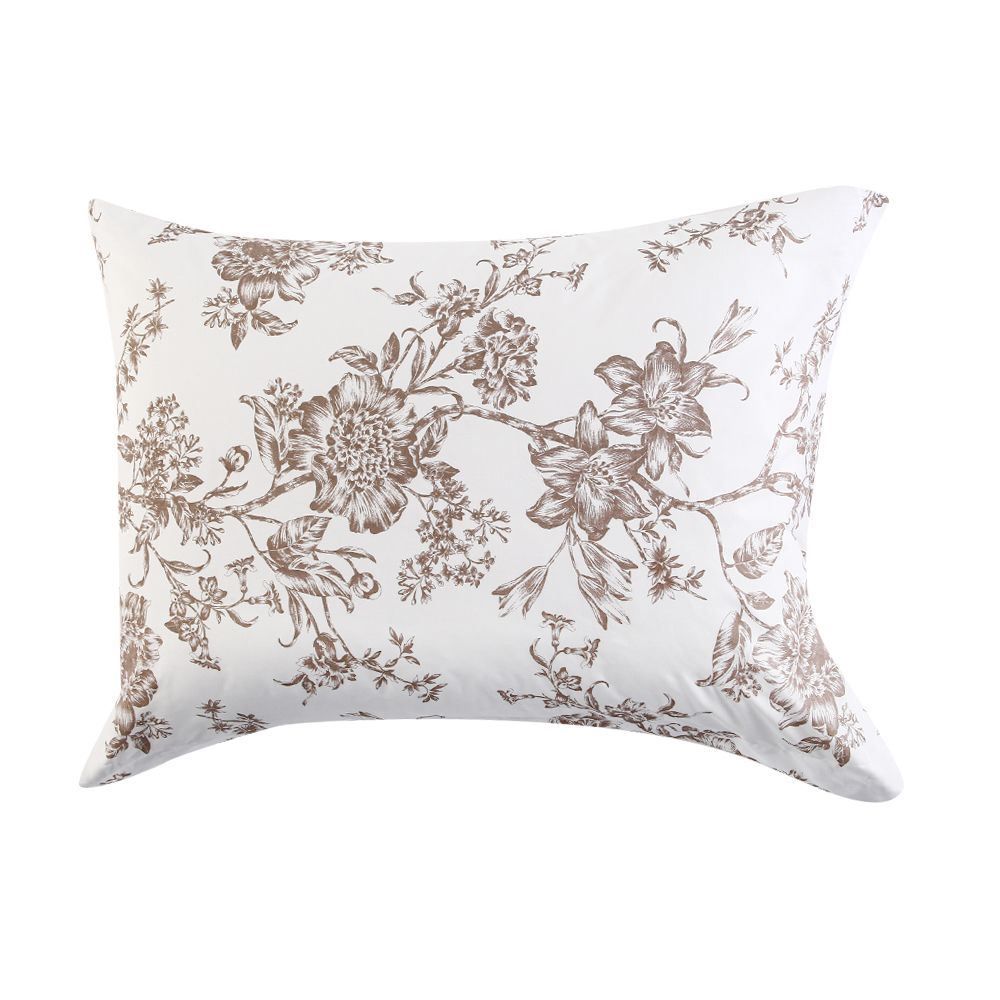 Jogo De Cama Queen Percal 200 Fios Buona Fortuna 3 Pçs - Textura Olivia Cru